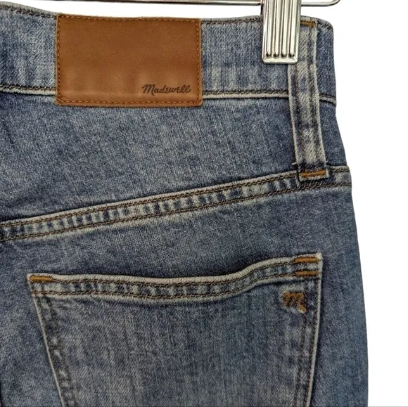 Madewell Women’s Cali Denim Boot Cut Raw Hems Jeans Size 24