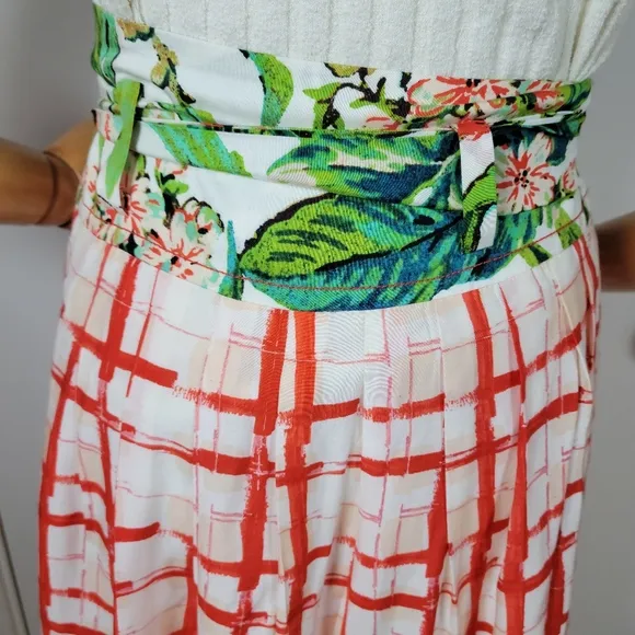 Maeve Anthropologie Country Fair Resortwear Beach Tie Waist Skirt - Size 0