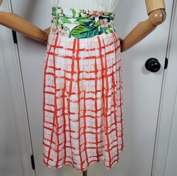 Maeve Anthropologie Country Fair Resortwear Beach Tie Waist Skirt - Size 0