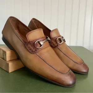 Magnanni Men's Loafers w Horse Bit Deco in Ombre Leather *Spain*