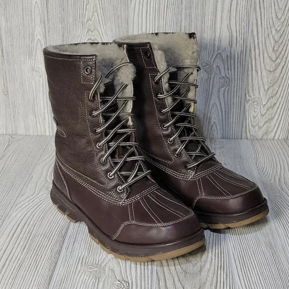 Marc Ecko Grierson Keyston All-Weather Leather Boots Men's 8