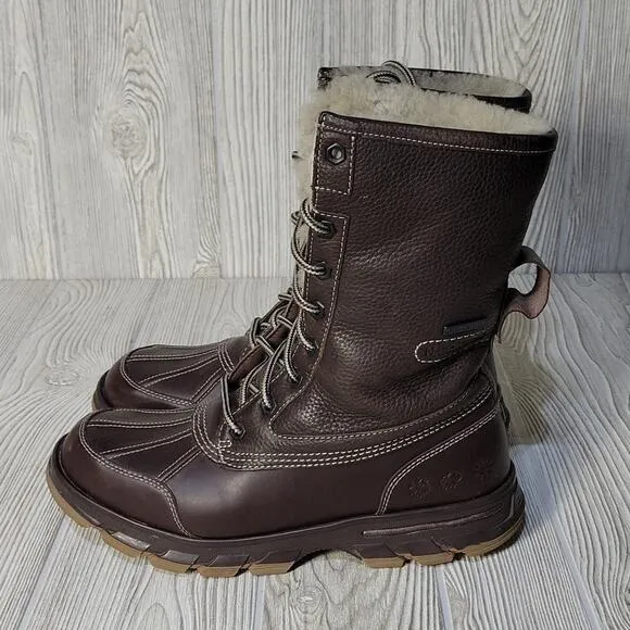 Marc Ecko Grierson Keyston All-Weather Leather Boots Men's 8