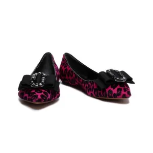 Marc Jacobs Fuchsia Pink Interlock Cheetah Print Size 40