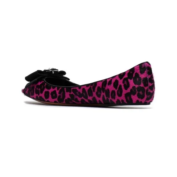 Marc Jacobs Fuchsia Pink Interlock Cheetah Print Size 40