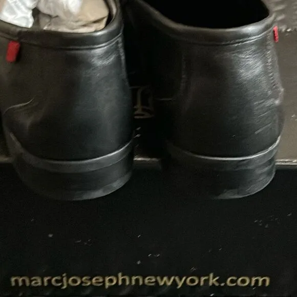 Marc Joseph NY Men's Size 13 Lexington Slip On Loafers Black Napa Leather