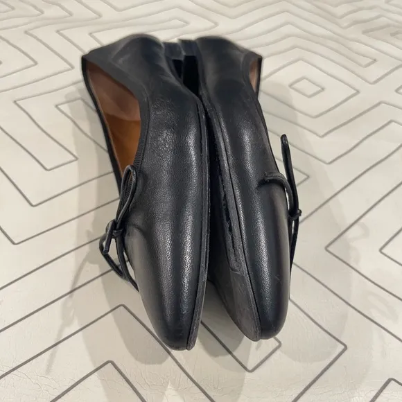 Margaux Black Pointed Toe Flats