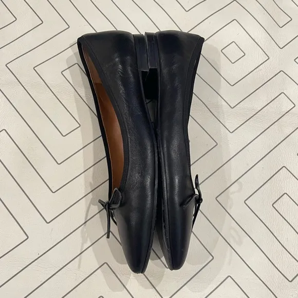 Margaux Black Pointed Toe Flats