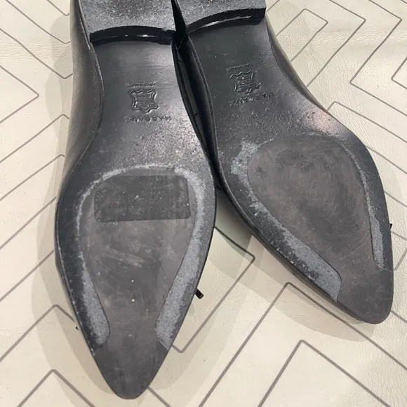 Margaux Black Pointed Toe Flats