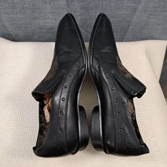 Mark Nason Lounge Men's Loafers Leather Black Size 11