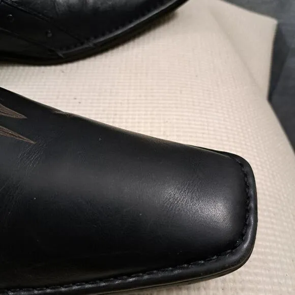 Mark Nason Lounge Men's Loafers Leather Black Size 11