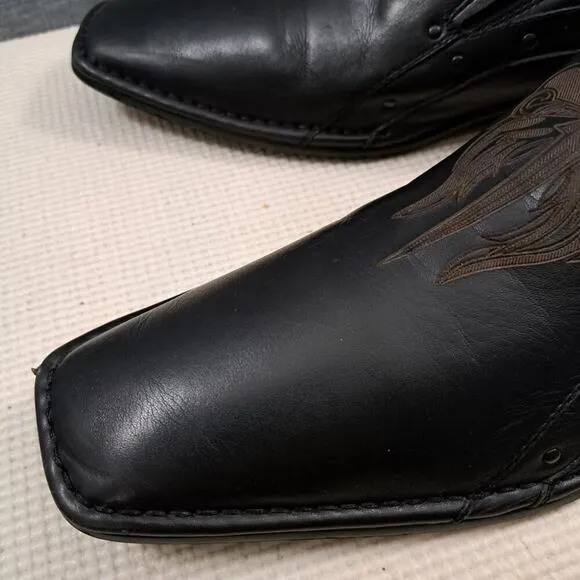 Mark Nason Lounge Men's Loafers Leather Black Size 11