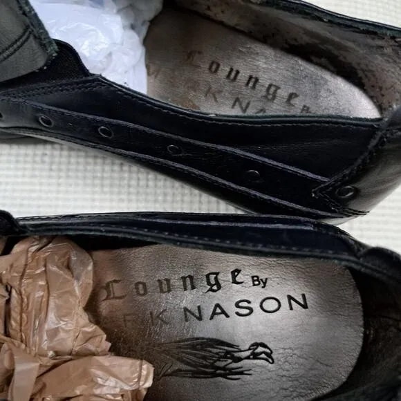 Mark Nason Lounge Men's Loafers Leather Black Size 11