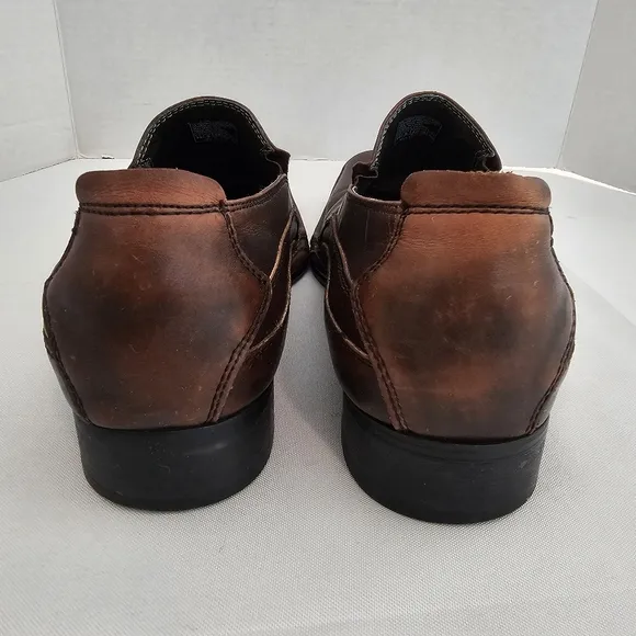 Mark Nason U Rock Brown Leather Loafers