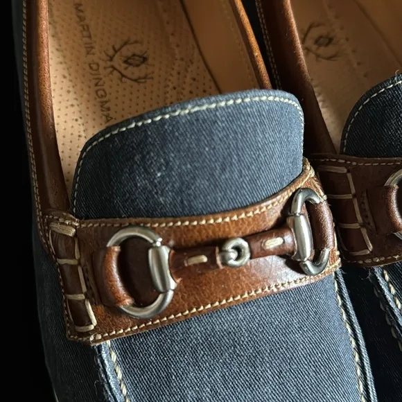 Martin Dingman Leather &amp; Denim Loafers