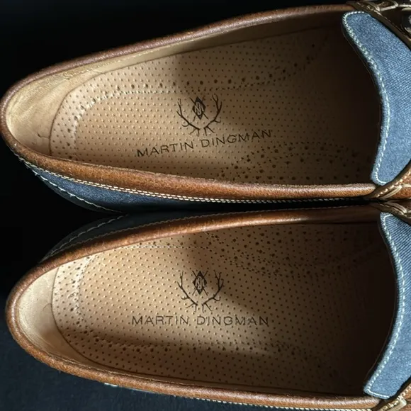 Martin Dingman Leather &amp; Denim Loafers