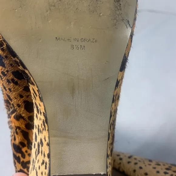 Matisse Women’s Teddy Ambre’ Leopard Print Fur Pointy Toe Zippered Ankle Boots