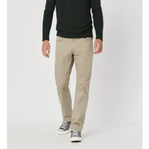 Mavi Beige Twill Relaxed Straight Leg Pants