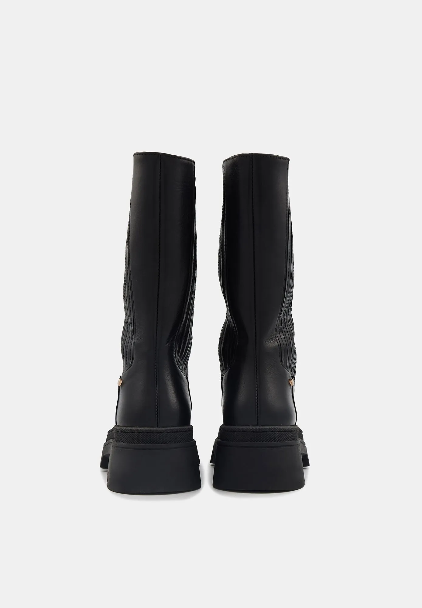 May-Cuir Lisse Noir