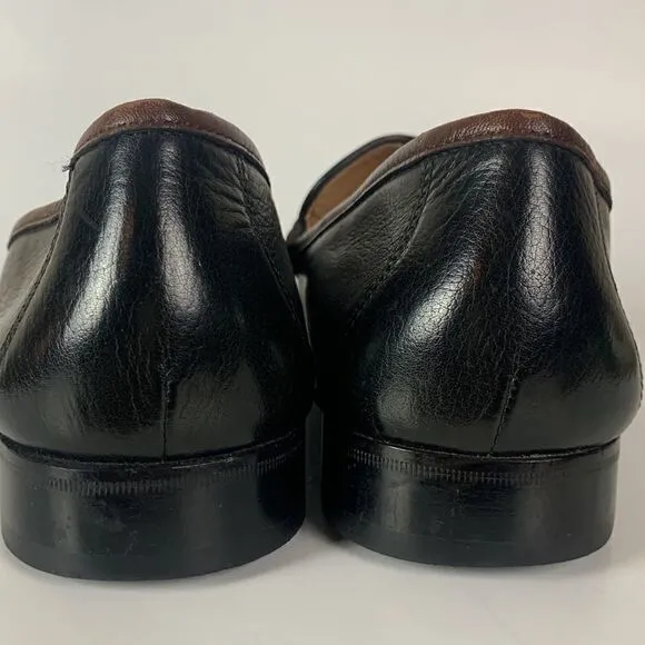 MEETING STREET men’s leather loafers handmade size 12