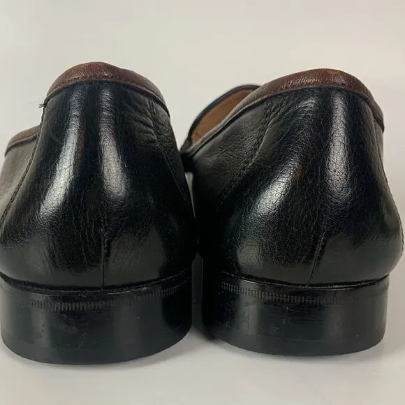 MEETING STREET men’s leather loafers handmade size 12