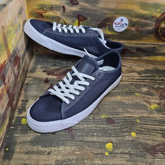 Men Polo Ralph Lauren Nelson Blue Trim Mesh sneakers size 11.5 new