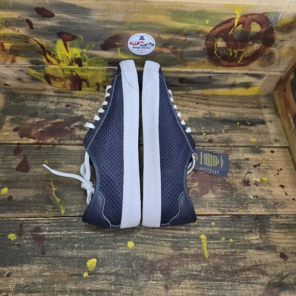 Men Polo Ralph Lauren Nelson Blue Trim Mesh sneakers size 11.5 new