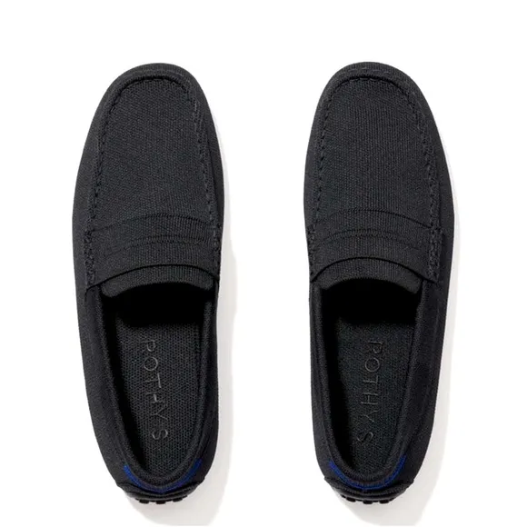 Men Rothy's Black Loafers NWOT