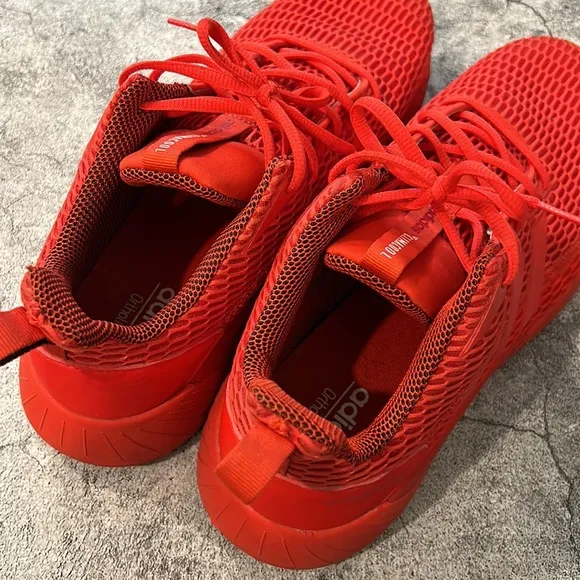 Men’s Adidas Red Questar CC Climacool Mesh Trainer Running Sneakers