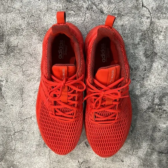 Men’s Adidas Red Questar CC Climacool Mesh Trainer Running Sneakers
