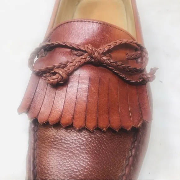 Men's Allan Edmonds Nottingham Brown Leather Loafers