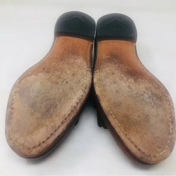 Men's Allan Edmonds Nottingham Brown Leather Loafers