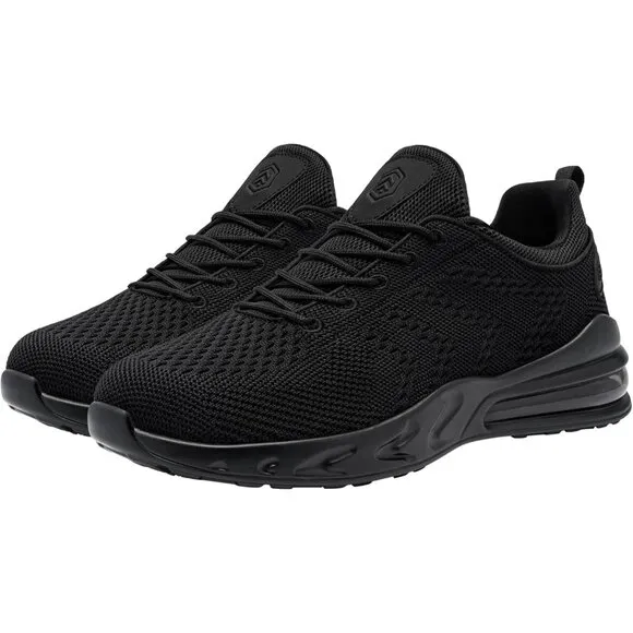 Men's Black Non Slip Water Resistant Trabajo Food Service Chef Kitchen Sneakers