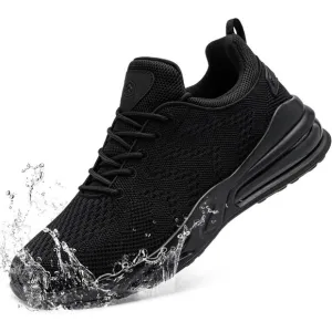 Men's Black Non Slip Water Resistant Trabajo Food Service Chef Kitchen Sneakers