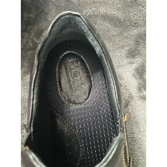 Men's Born brown leather slip on loafers, Size 9