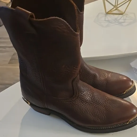 Men's Brown Leather Boots
