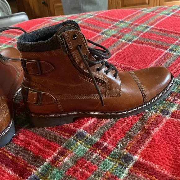 Men's Brown Leather Boots