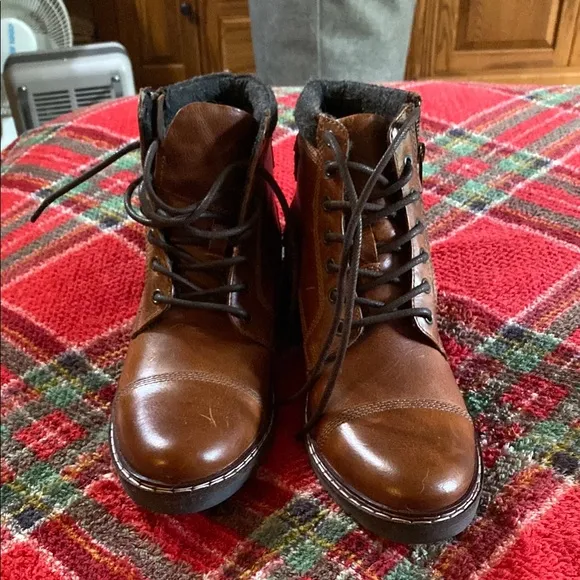 Men's Brown Leather Boots