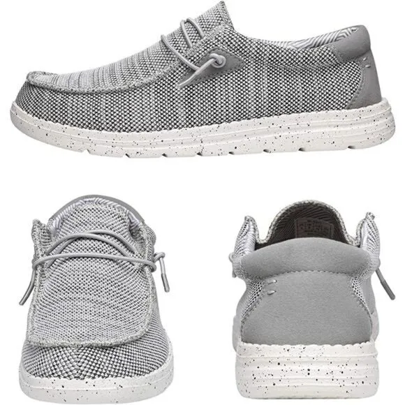 Men's Casual Slip-on Loafers Stretch Shoes 1.0, Gray