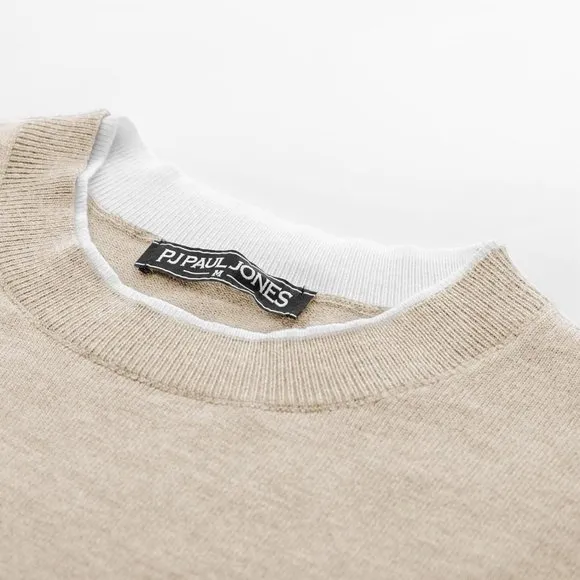 Mens Crewneck Dress Sweater Slim Fit Lightweight Wool Blend Knitted‎ Sweaters