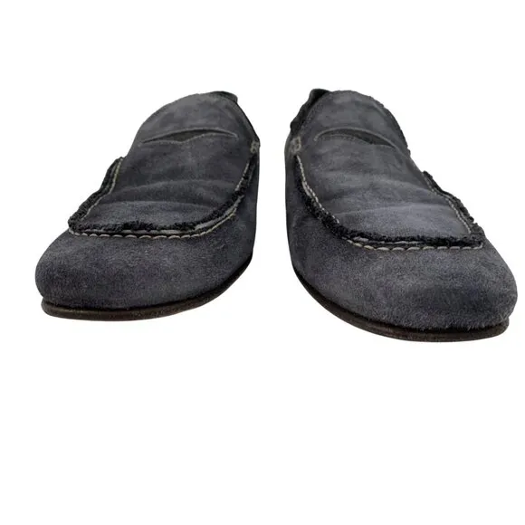 Mens Donald J Pliner Vian Blackwash Italy Mens Suede Loafers Sz 11M Slip On