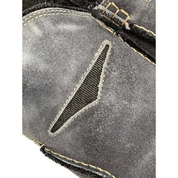 Mens Donald J Pliner Vian Blackwash Italy Mens Suede Loafers Sz 11M Slip On