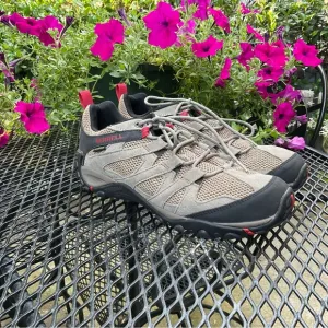 Men’s Merrill Grey Mesh &amp; Suede Waterproof Quality Sneakers!