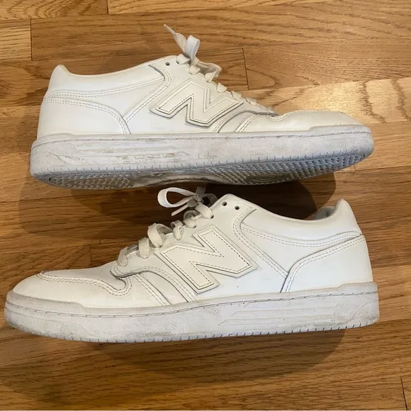 Mens New Balance 480 White Sneakers size 12