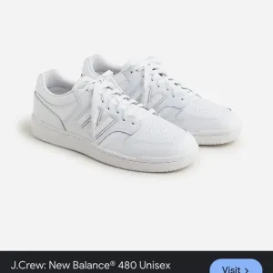 Mens New Balance 480 White Sneakers size 12