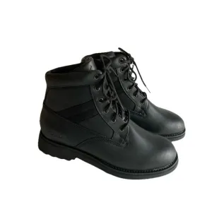 Men’s New Polo Ralph Lauren Mapperly Black Waterproof Leather Combat Boots size7