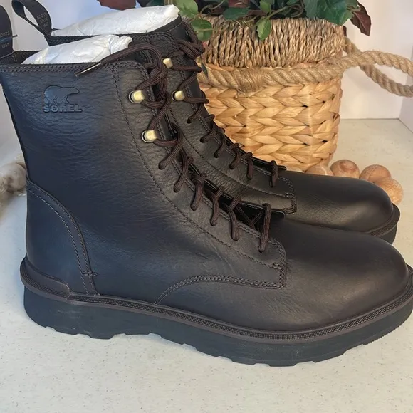 MEN’S Sorel Hi-Line Lace Boots - Waterproof, Leather Sz 13