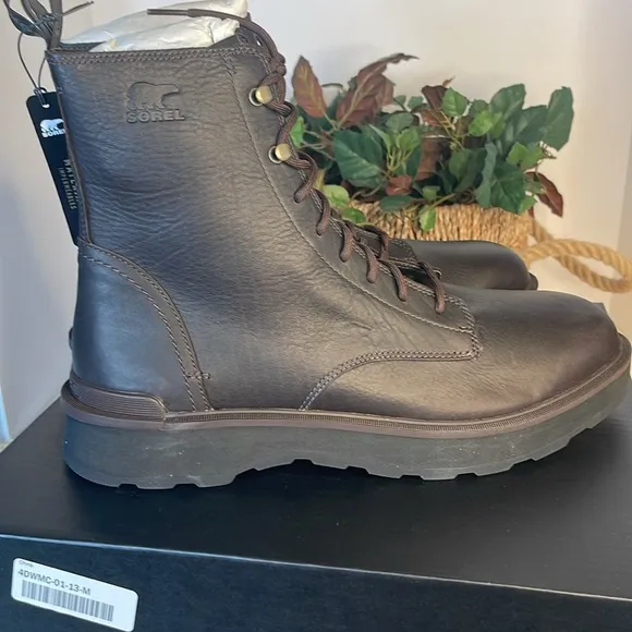 MEN’S Sorel Hi-Line Lace Boots - Waterproof, Leather Sz 13
