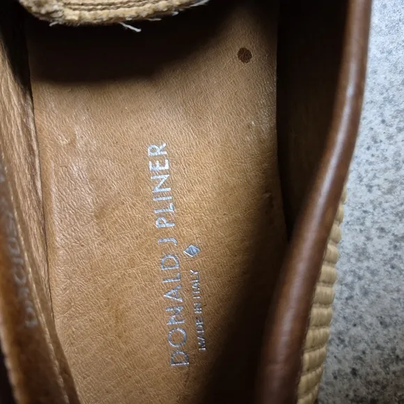Men's Tan Loafers with Buckle Detail