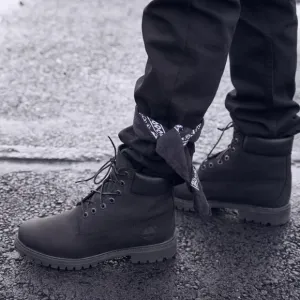 Men's TIMBERLAND 6&quot; Waterproof Boots.  Practically NEW, Sz. 7M, Blk