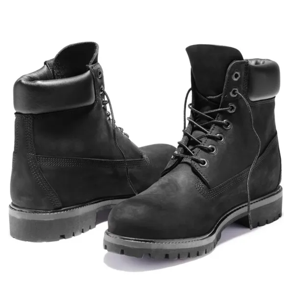 Men's TIMBERLAND 6&quot; Waterproof Boots.  Practically NEW, Sz. 7M, Blk